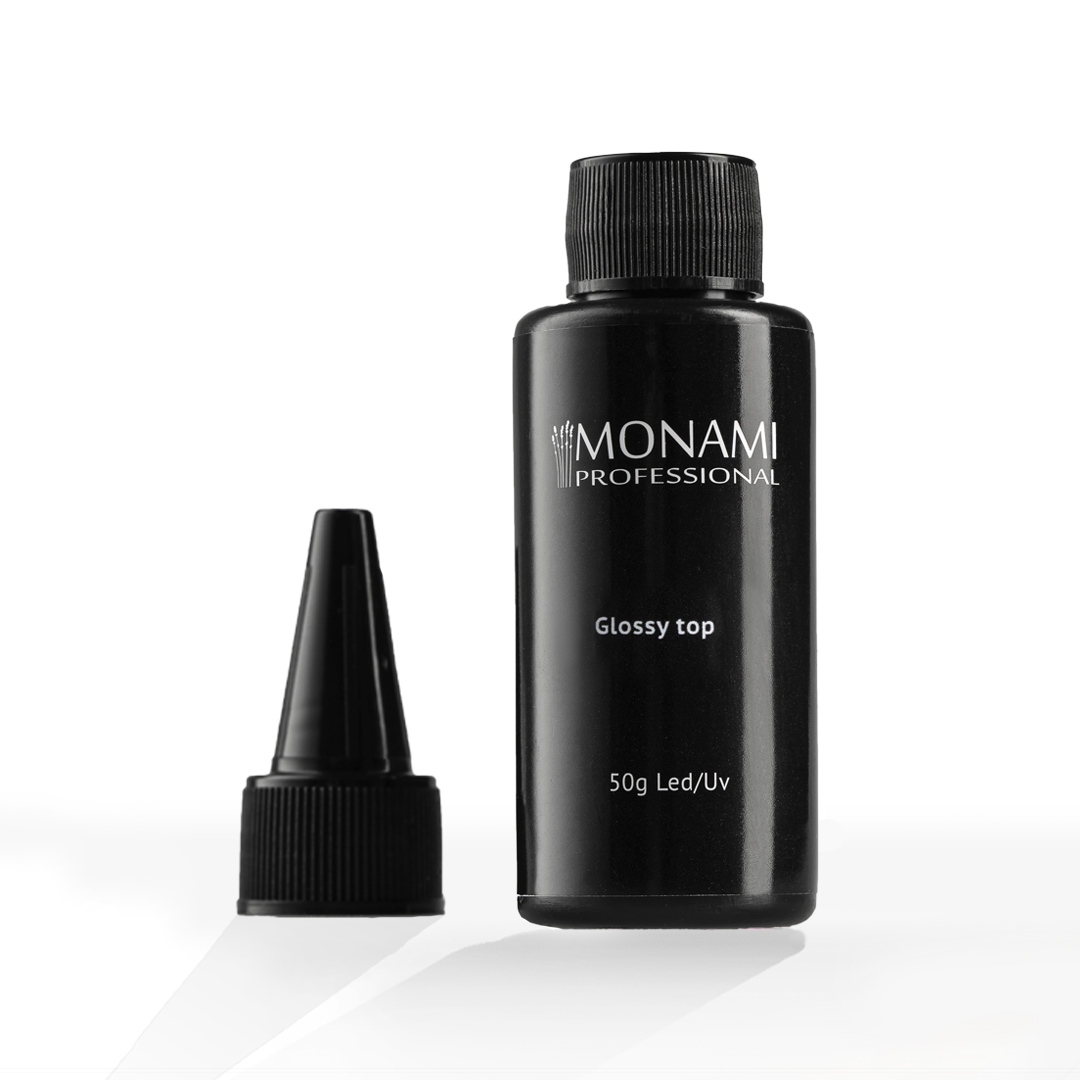 MONAMI Топ д/гель - лака GLOSSY 50мл без липкого слоя