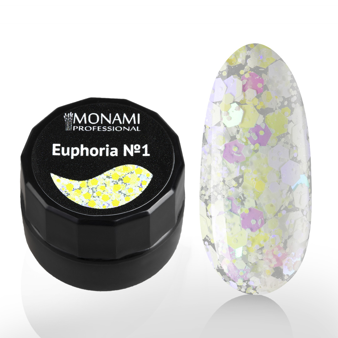 MONAMI Гель - лак  EUPHORIA 5мл  №01