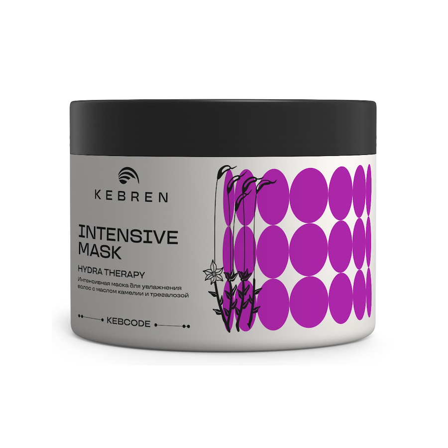 KEBREN Интенсивная маска д/увлажнения волос с маслом камелии и трегалозой 500мл