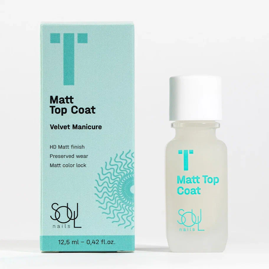 SOUL Топ д/лака 12,5мл  Matt Top Coat