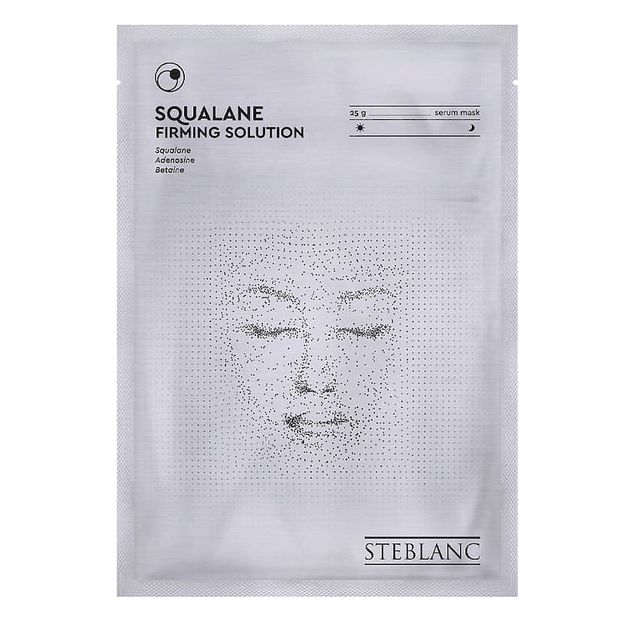 STEBLANC Тканевая маска д/лица укрепляющая со скваланом 1шт