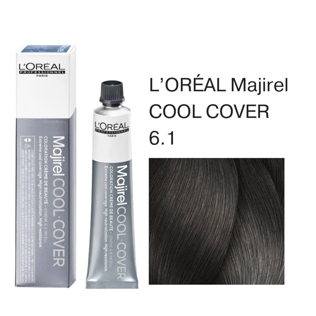 LOREAL MAJIREL COOL COVER Крем - краска д/волос 60мл   6.1