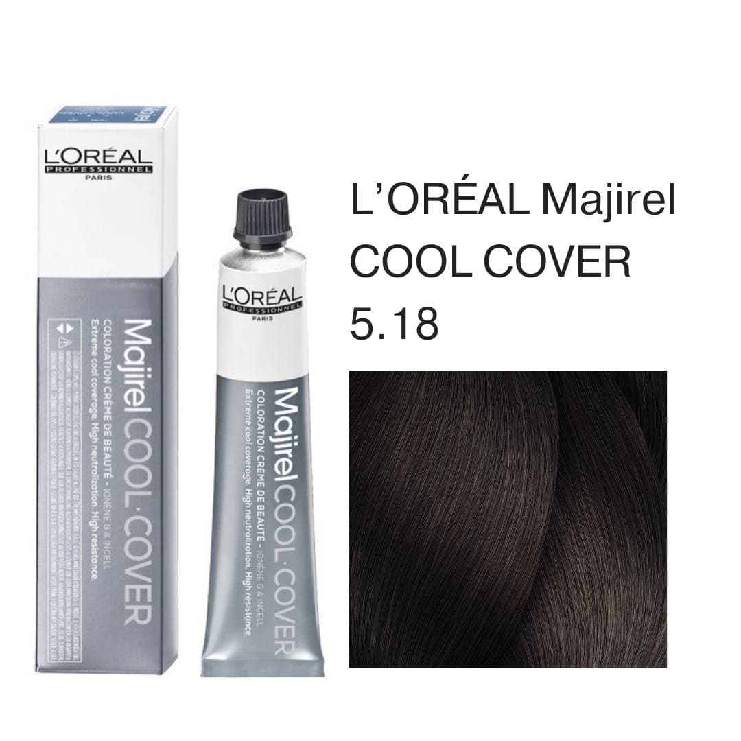 LOREAL MAJIREL COOL COVER Крем - краска д/волос 60мл   5.18