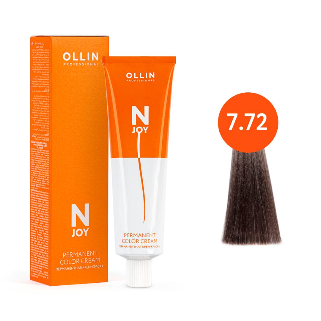 OLLIN N - JOY Перманентная крем - краска д/волос 100мл   7/72