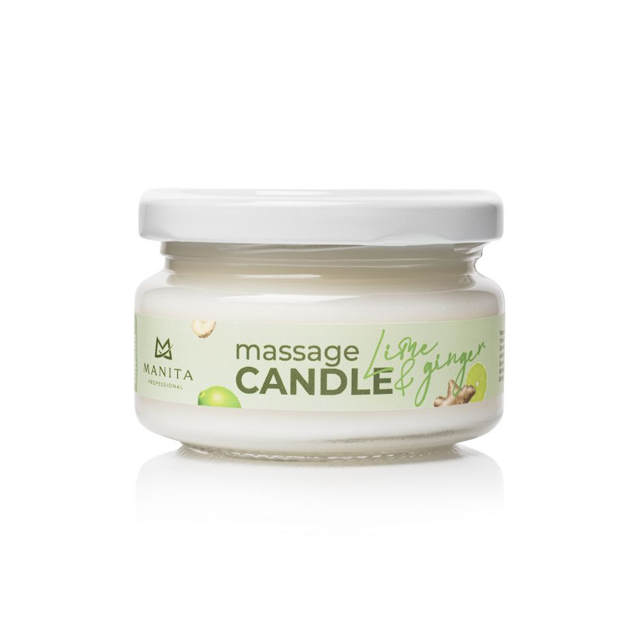 MANITA Свеча массажная 100мл  LIME GINGER