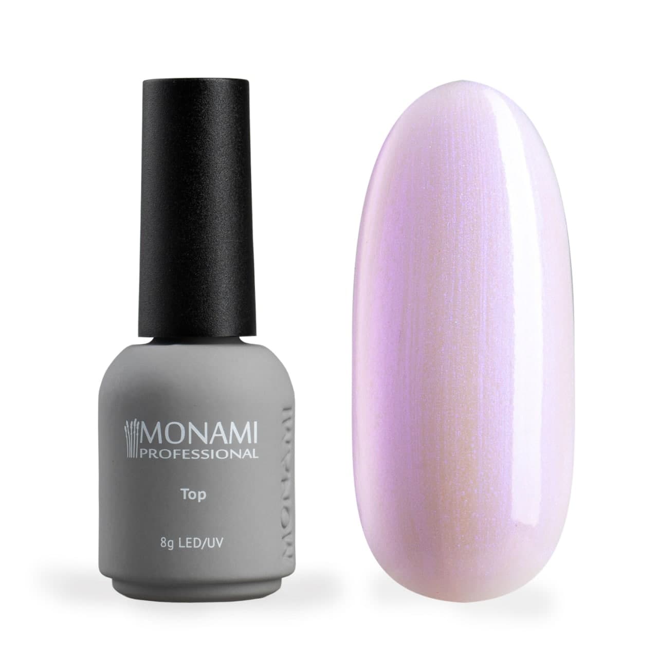 MONAMI Топ д/гель - лака Super Shine PEARL 8мл  VIOLET