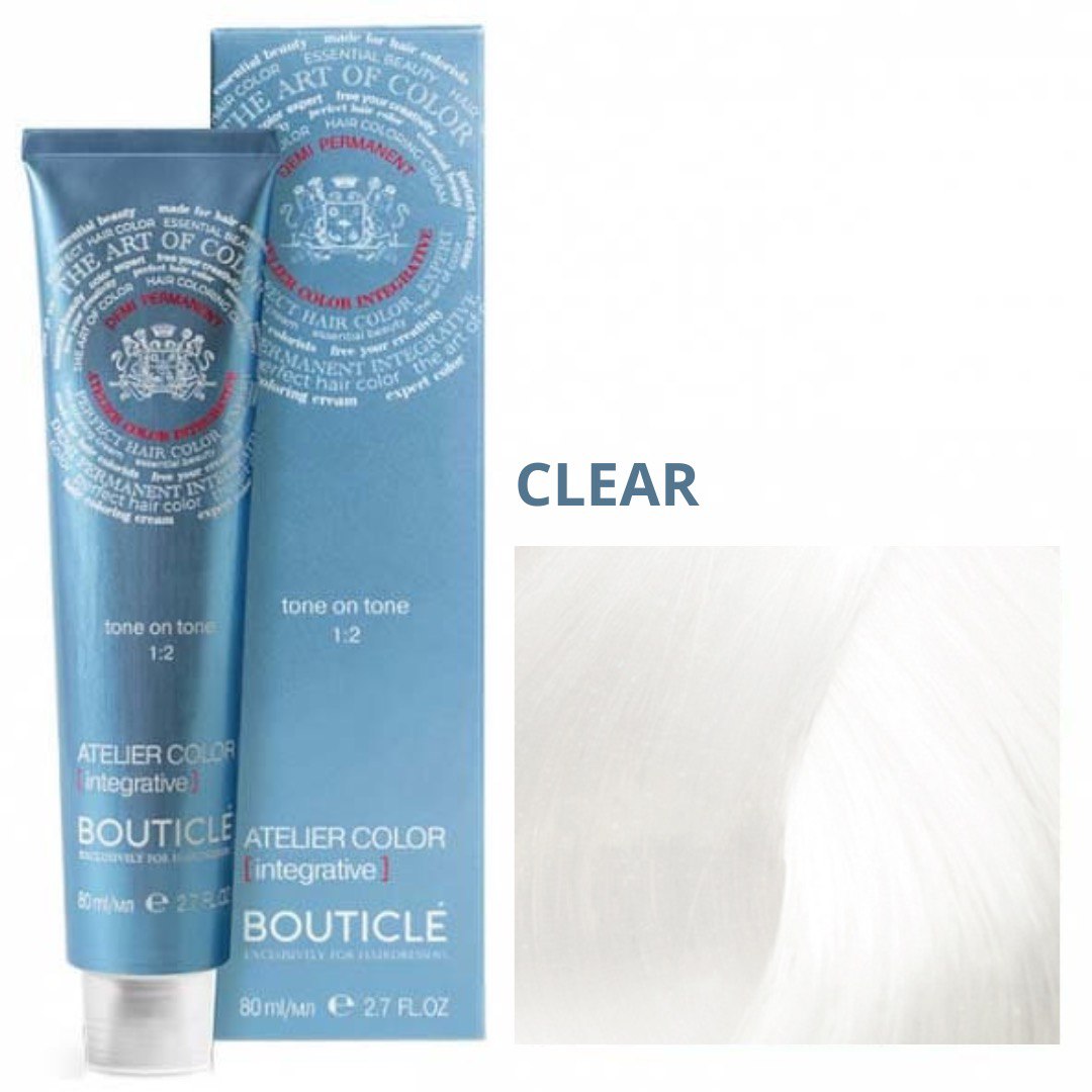 BOUTICLE ATELIER Полуперманентный краситель д/тонирования волос 80мл    CLEAR