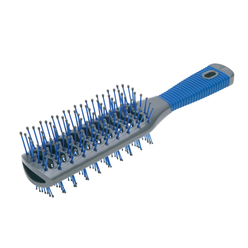 DEWAL Расческа DW9526B-VA BLUE туннел. 2-сторонняя 9рядов