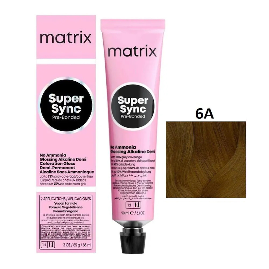 MATRIX COLOR.Sync Краска д/волос 90мл   6A темный блондин пепельный
