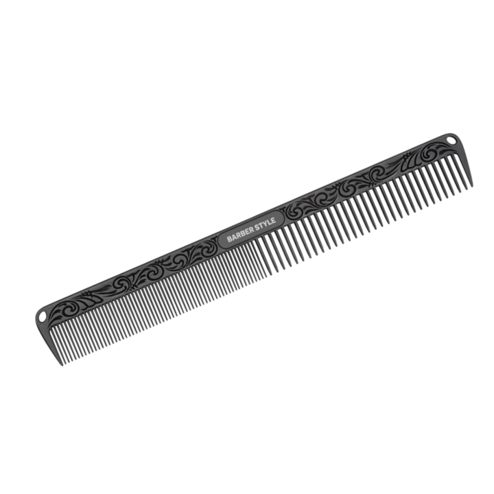 DEWAL Расческа JF10215black металлическая 20см