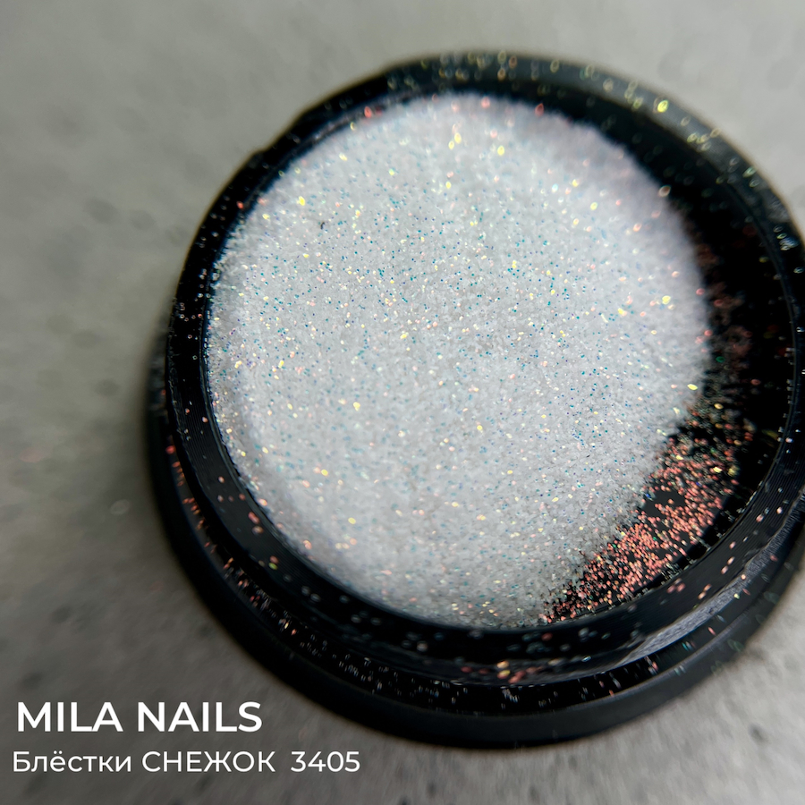 MILA NAILS Блестки СНЕЖОК  3405