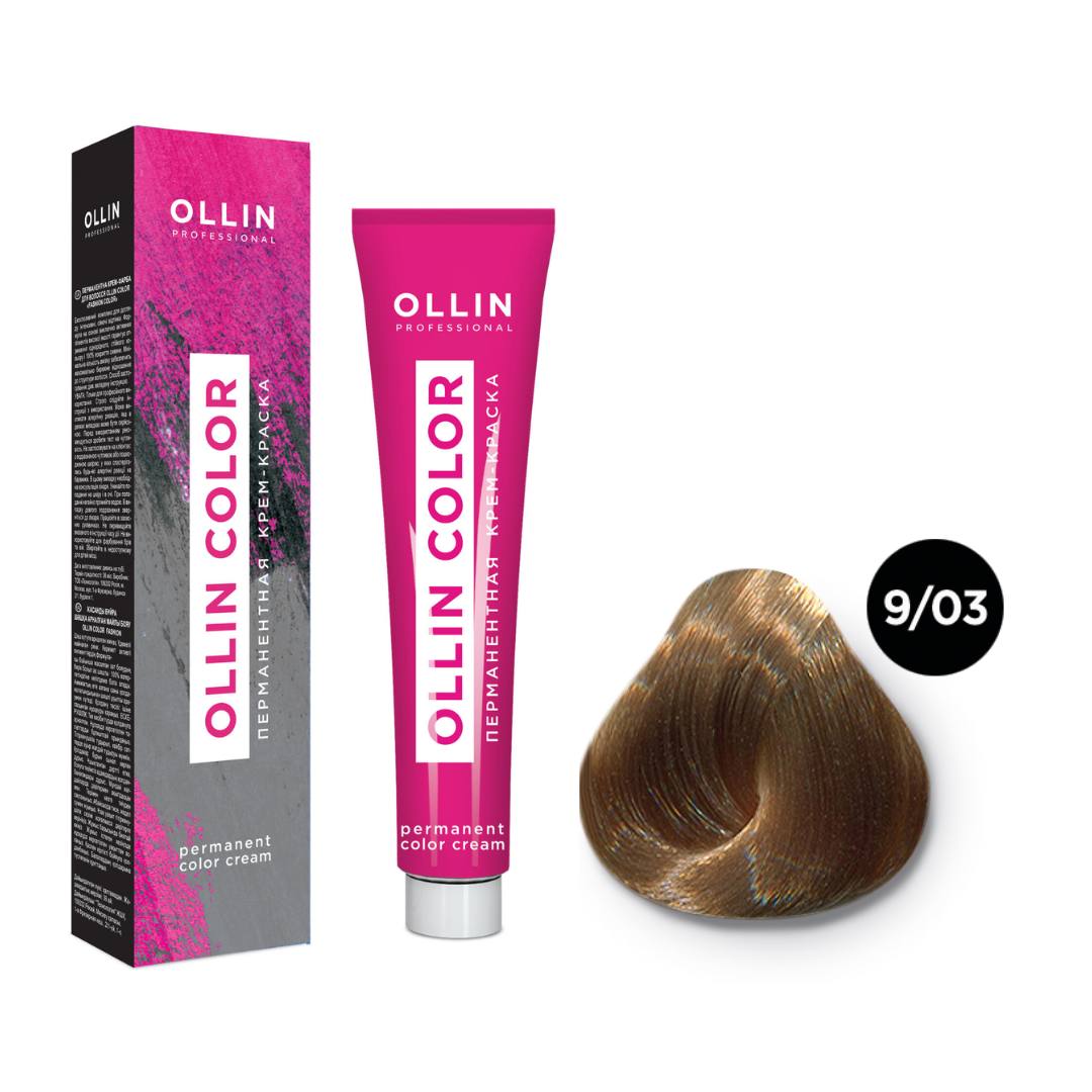 OLLIN COLOR Перманентная крем - краска д/волос 60мл   9/03