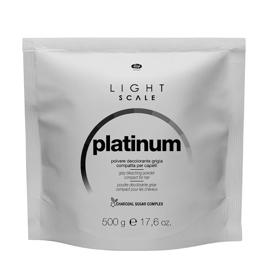 LISAP Быстродействующий компактный серый осветляющий порошок д/волос 500гр