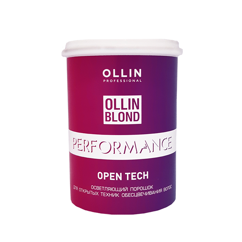 OLLIN BLOND PERFORMANCE Осветляющий порошок д/открытых техник обесцвечивания волос 500гр