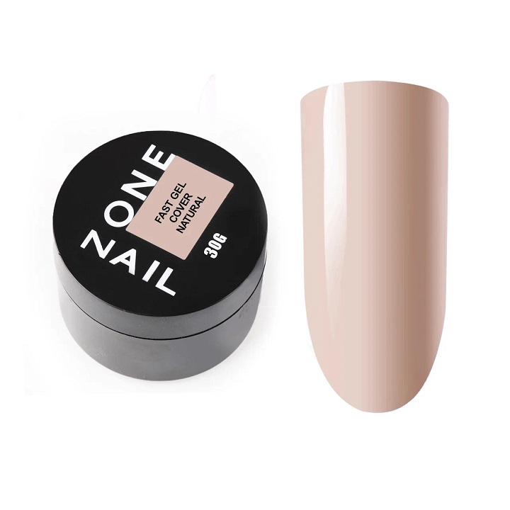 ONE NAIL Гель камуфлирующий FAST GEL COVER 30мл  NATURAL