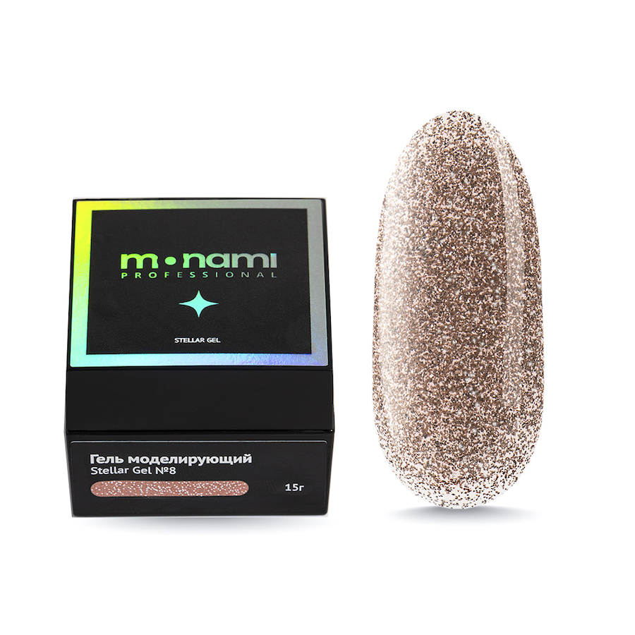 MONAMI Гель моделирующий STELLAR 15гр  №08