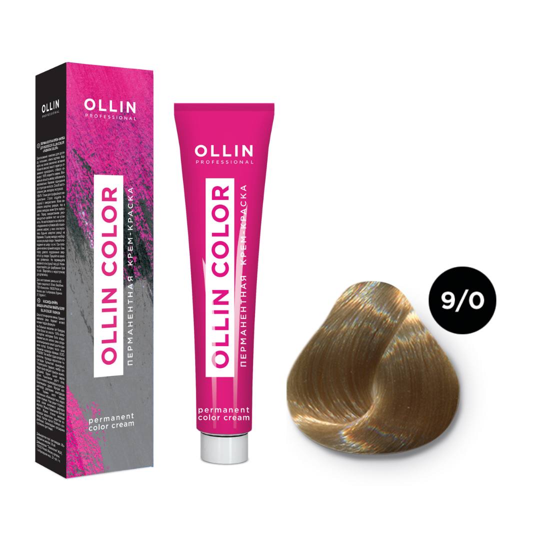 OLLIN COLOR Перманентная крем - краска д/волос 60мл   9/0