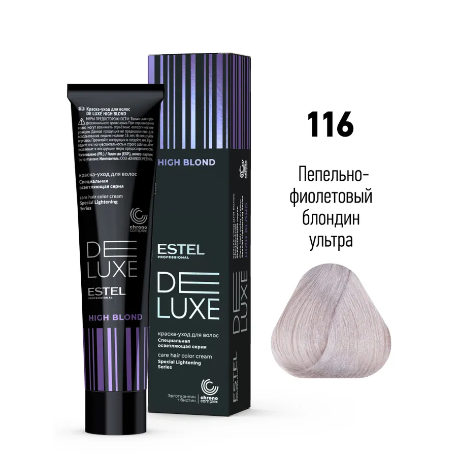 ESTEL DE LUXE Краска д/волос 60мл   116