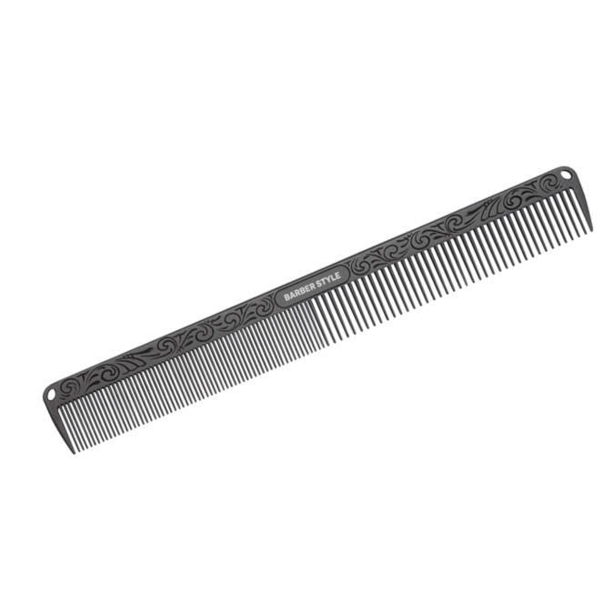 DEWAL Расческа JF10165black металлическая 18см