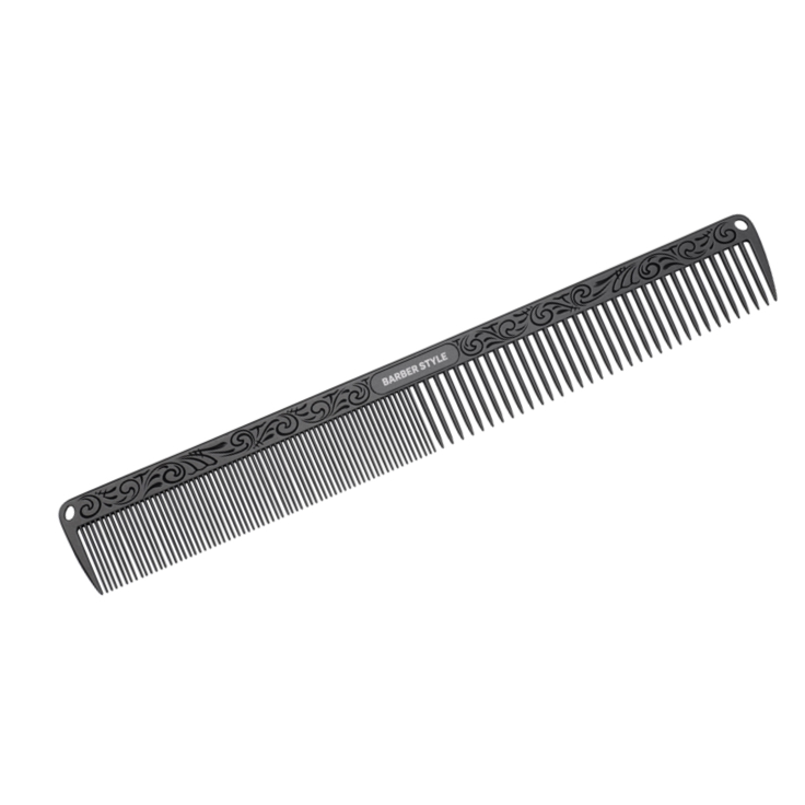 DEWAL Расческа JF10225black металлическая 22см