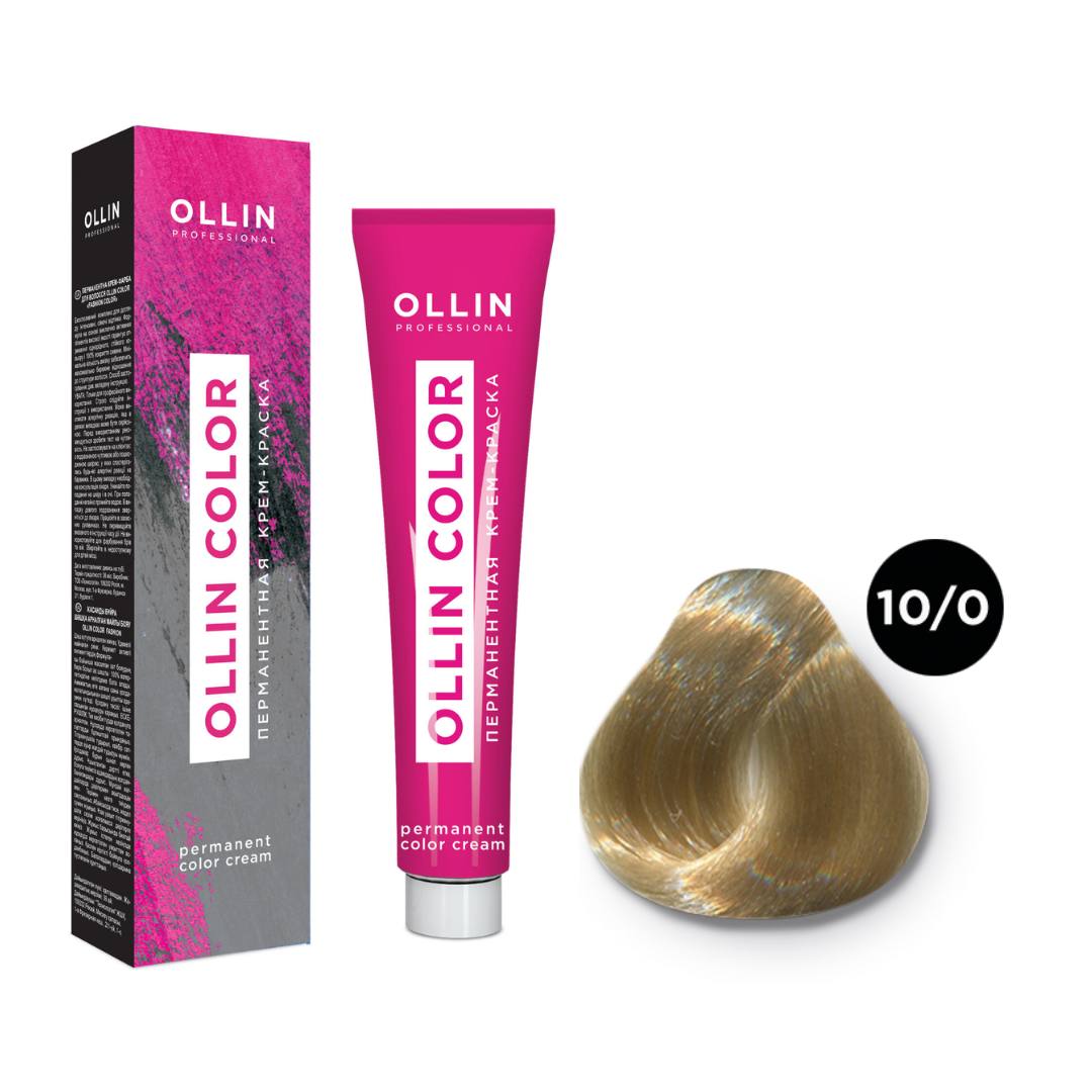 OLLIN COLOR Перманентная крем - краска д/волос 60мл  10/0