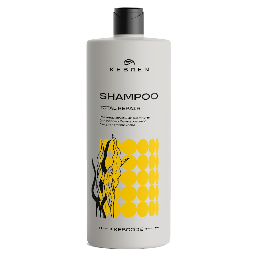 KEBREN Регенерирующий шампунь д/поврежденных волос с нори комплексом 1000мл