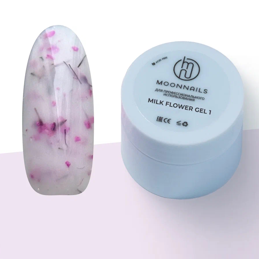 MOONNAILS Гель MILK FLOWER 15мл  №01