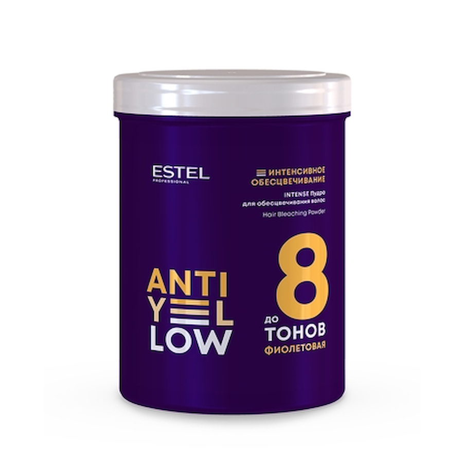 ESTEL ANTI-YELLOW INTENSE Пудра д/обесцвечивания волос до 8 тонов 500гр