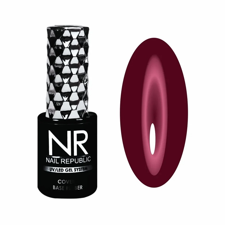 NAIL REPUBLIC База д/гель - лака камуфлирующая LADY IN RED 10мл  №93