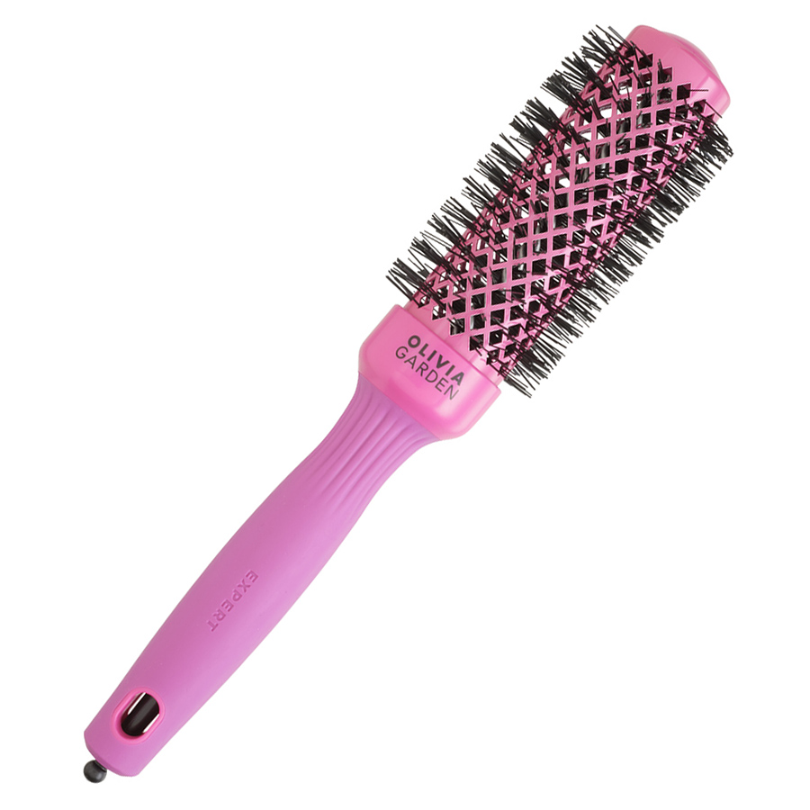 OLIVIA GARDEN ID2020 Термобрашинг розовый EXPERT BLOWOUT SHINE PINK 35мм