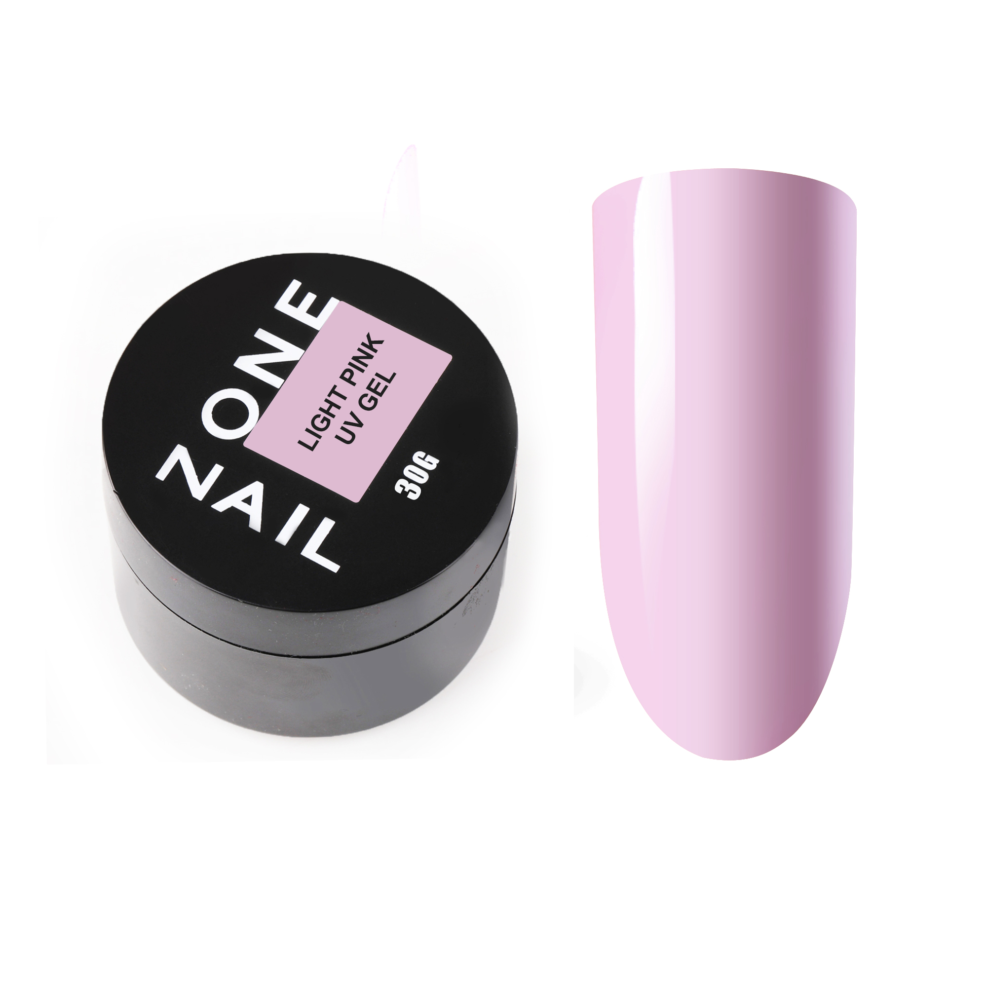 ONE NAIL Гель камуфлирующий UV GEL  30мл  LIGHT PINK