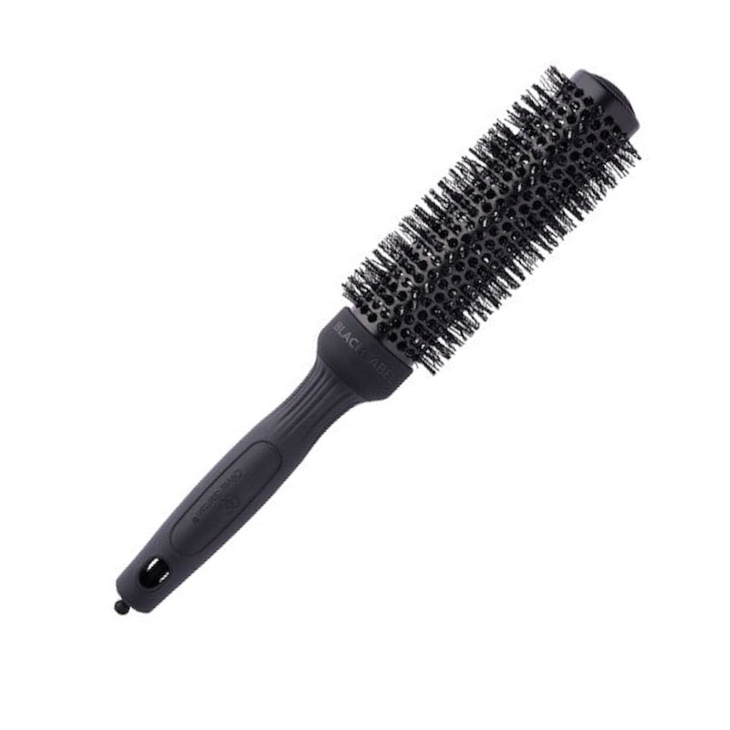 OLIVIA GARDEN Термобрашинг EXPERT BLOWOUT SHINE WAVY BRISTLES BLACK LABEL 35мм  ID2117