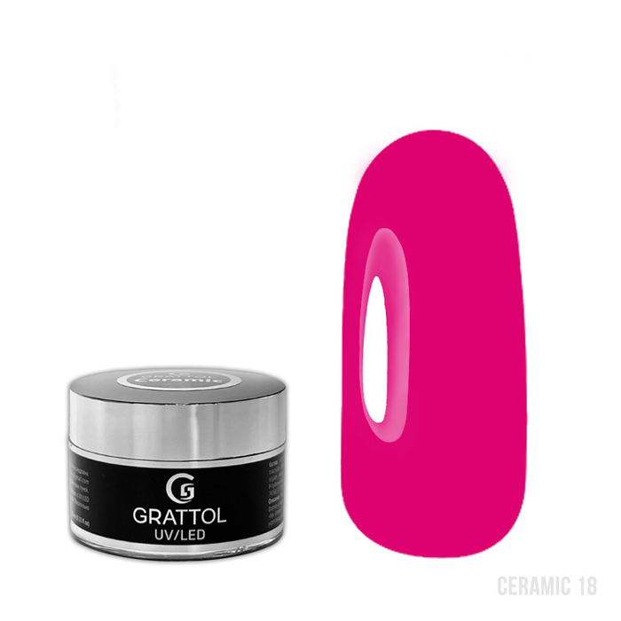 GRATTOL Гель камуфлирующий CAMOUFLAGE GEL CERAMIC 15мл  №18