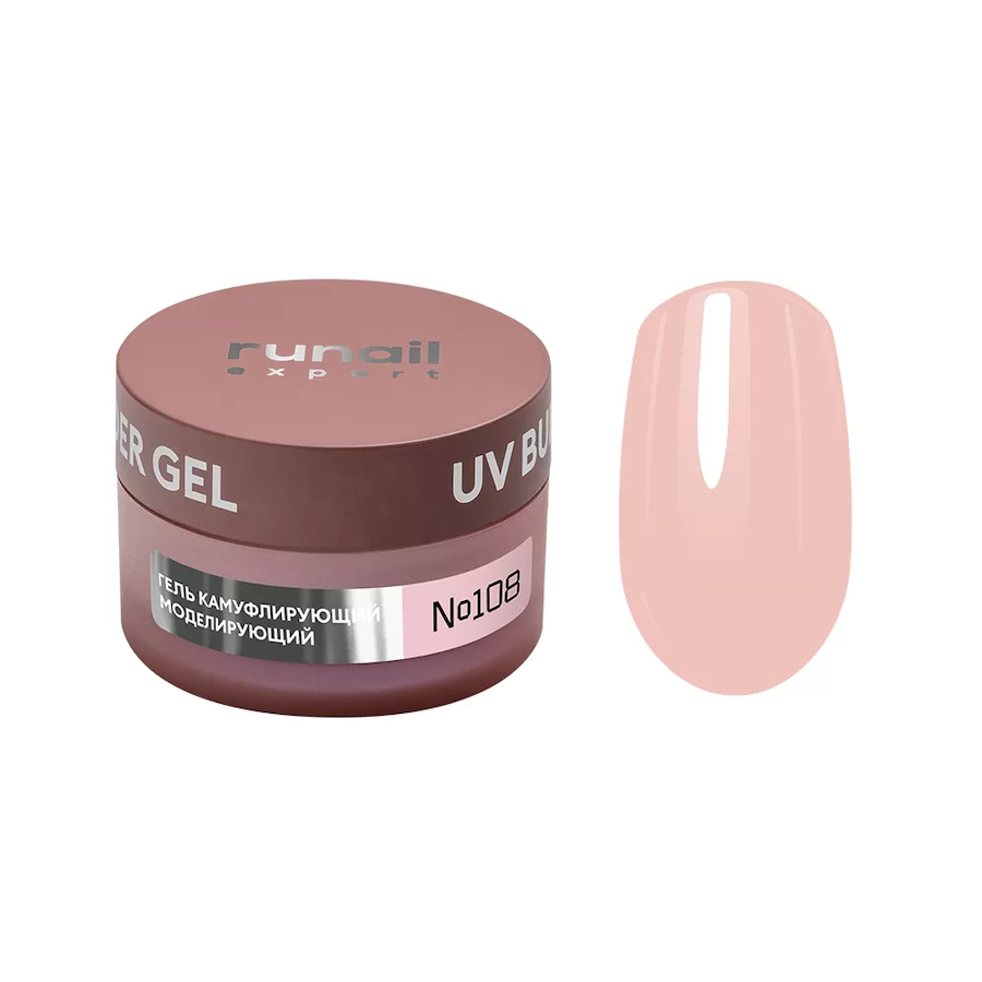 RUNAIL 108/50 Гель моделирующий UV BUILDER GEL 50мл  №108