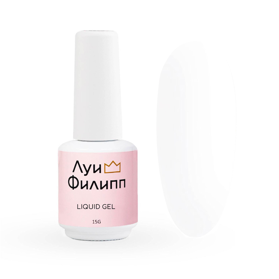 ЛУИ ФИЛИПП Гель д/наращивания NUDE LIQUID GEL 15мл  №01