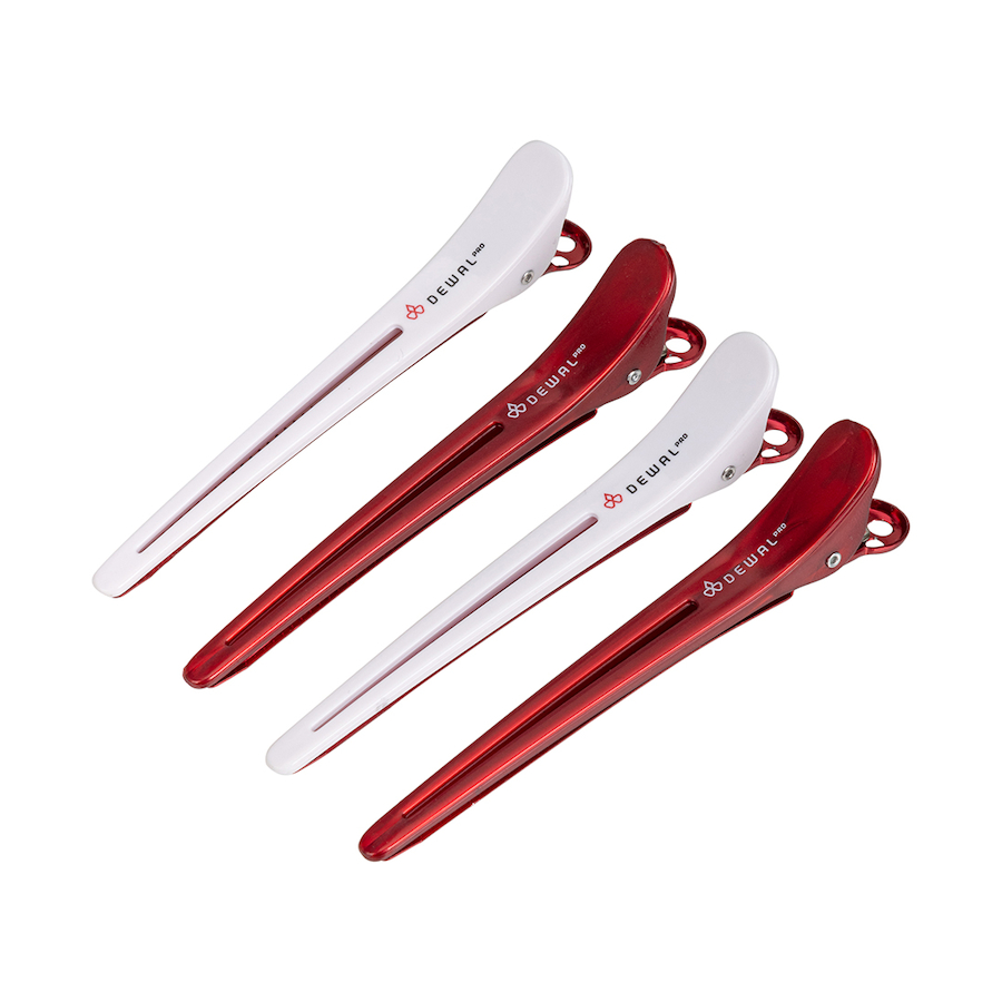 DEWAL Зажим NY4 цветной пластик/металл 11см 1шт