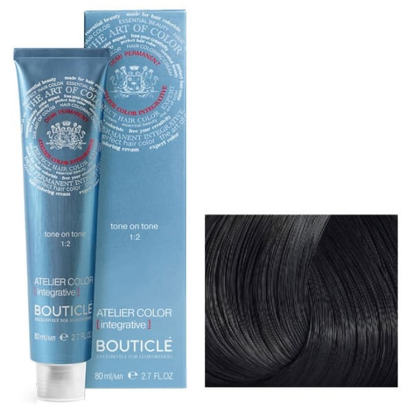 BOUTICLE ATELIER Полуперманентный краситель д/тонирования волос 80мл    ТЕМНЫЙ ГРАФИТ