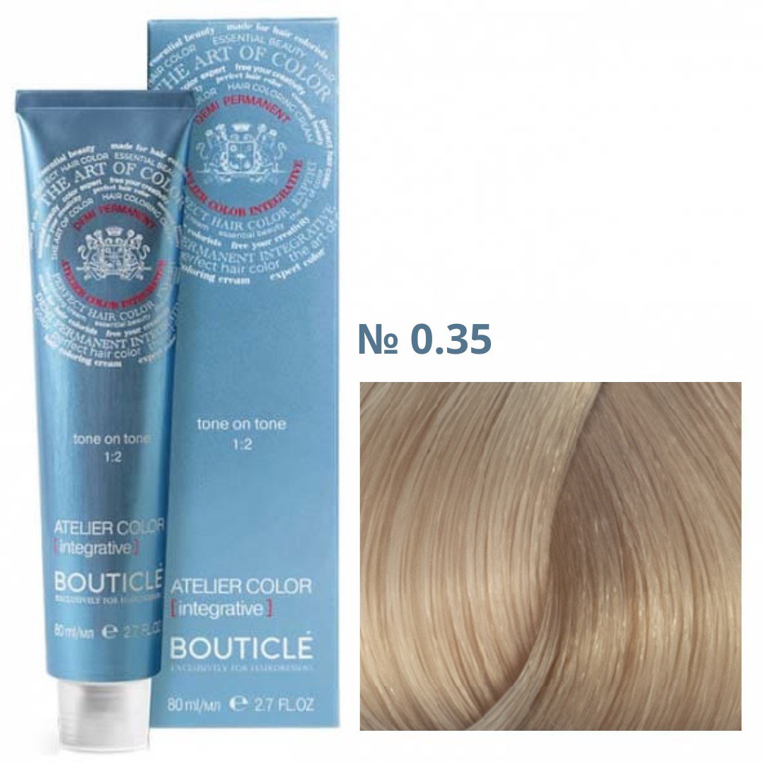 BOUTICLE ATELIER Полуперманентный краситель д/тонирования волос 80мл   №0.35