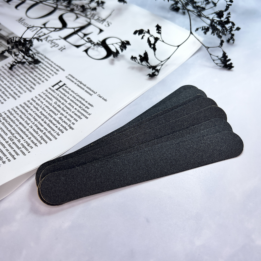 HOTCOSMO Сменные файлы IVORY-20  130х18мм  МИНИ - ОВАЛ  черный  10шт  150грит