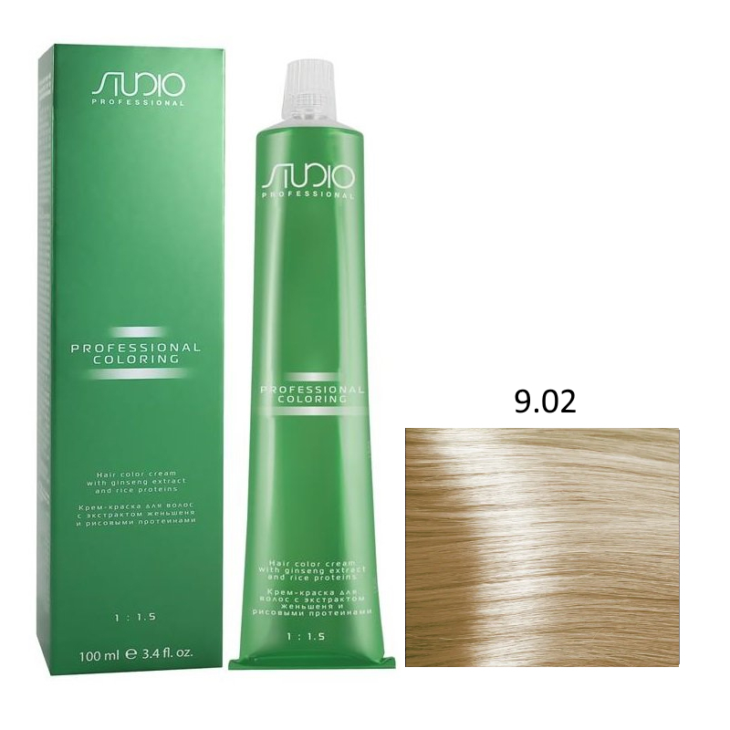 KAPOUS STUDIO COLORING Крем - краска д/волос 100мл    9.02