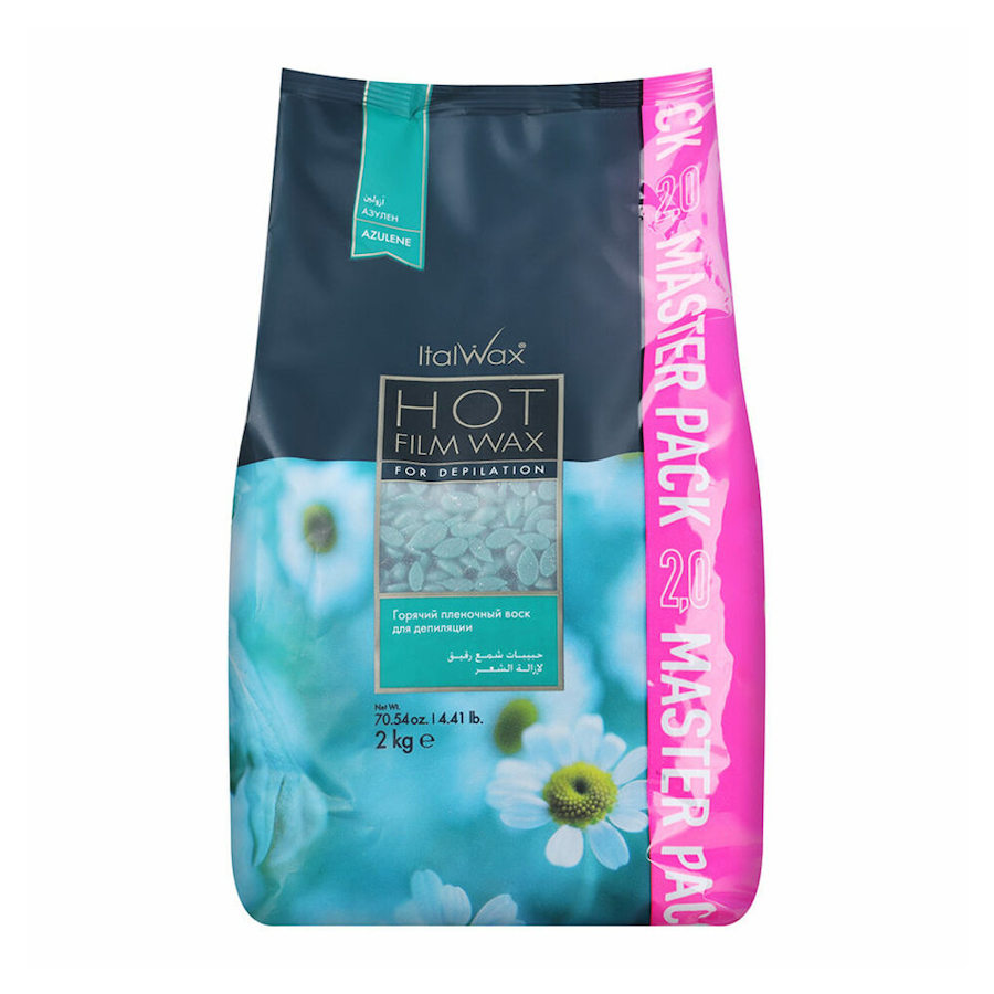 ITALWAX Воск ГОРЯЧИЙ в гранулах 2000гр  АЗУЛЕН