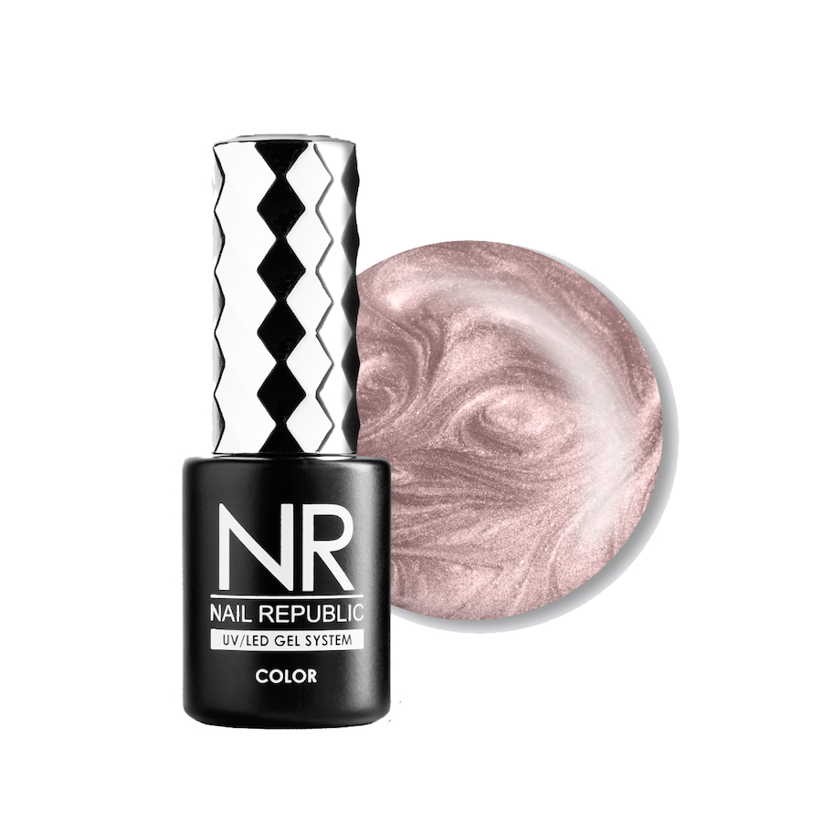 NAIL REPUBLIC Гель - лак PEARL NUDE CAT 10мл  №697