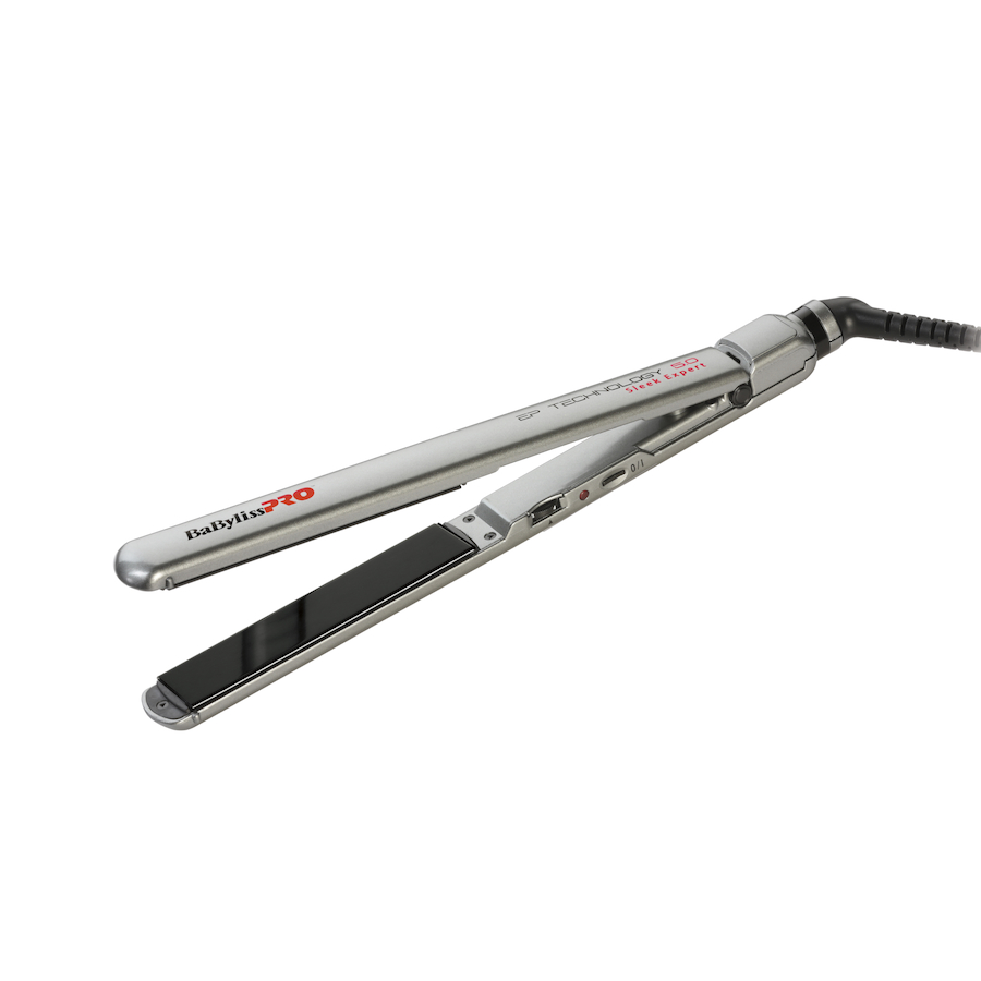 BABYLISS Щипцы - выпрямители 2072EPE PRO SLEEK EXPERT серебро 25х90мм с терморегул. титаново - керамич. покрытие 60Вт