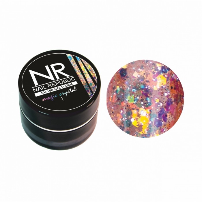 NAIL REPUBLIC Гель - краска MAGIC CRISTAL 7гр  №01