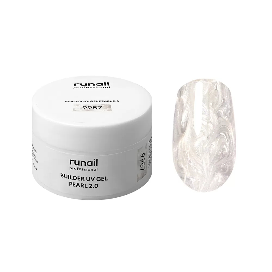 RUNAIL 9957 Моделирующий УФ - гель с жемчужным эффектом 15гр