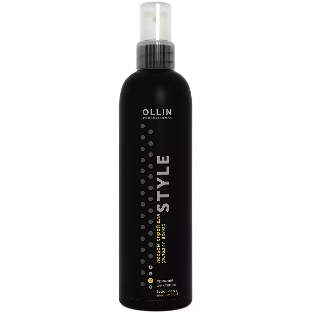OLLIN STYLE Лосьон - спрей д/укладки волос средней фиксации 250мл