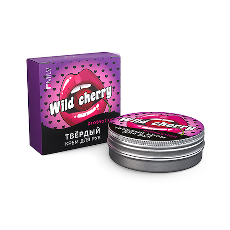 MILV 18691 Крем д/рук твердый на пчелином воске защитный 30мл  ДИКАЯ ВИШНЯ