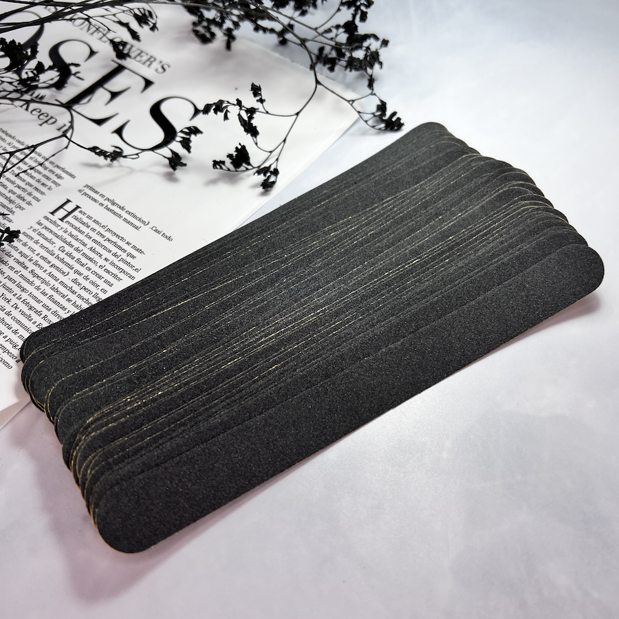 HOTCOSMO Сменные файлы IVORY-10  180х18мм  ОВАЛ  черный  50шт  180грит