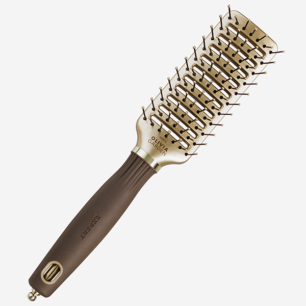 OLIVIA GARDEN ID2075 Щетка EXPERT STYLE VENT GOLD BROWN