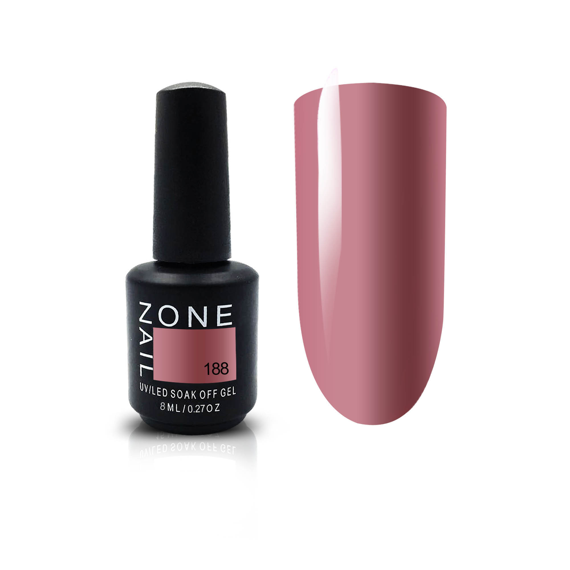 ONE NAIL Гель - лак CLASSIC   8мл  188